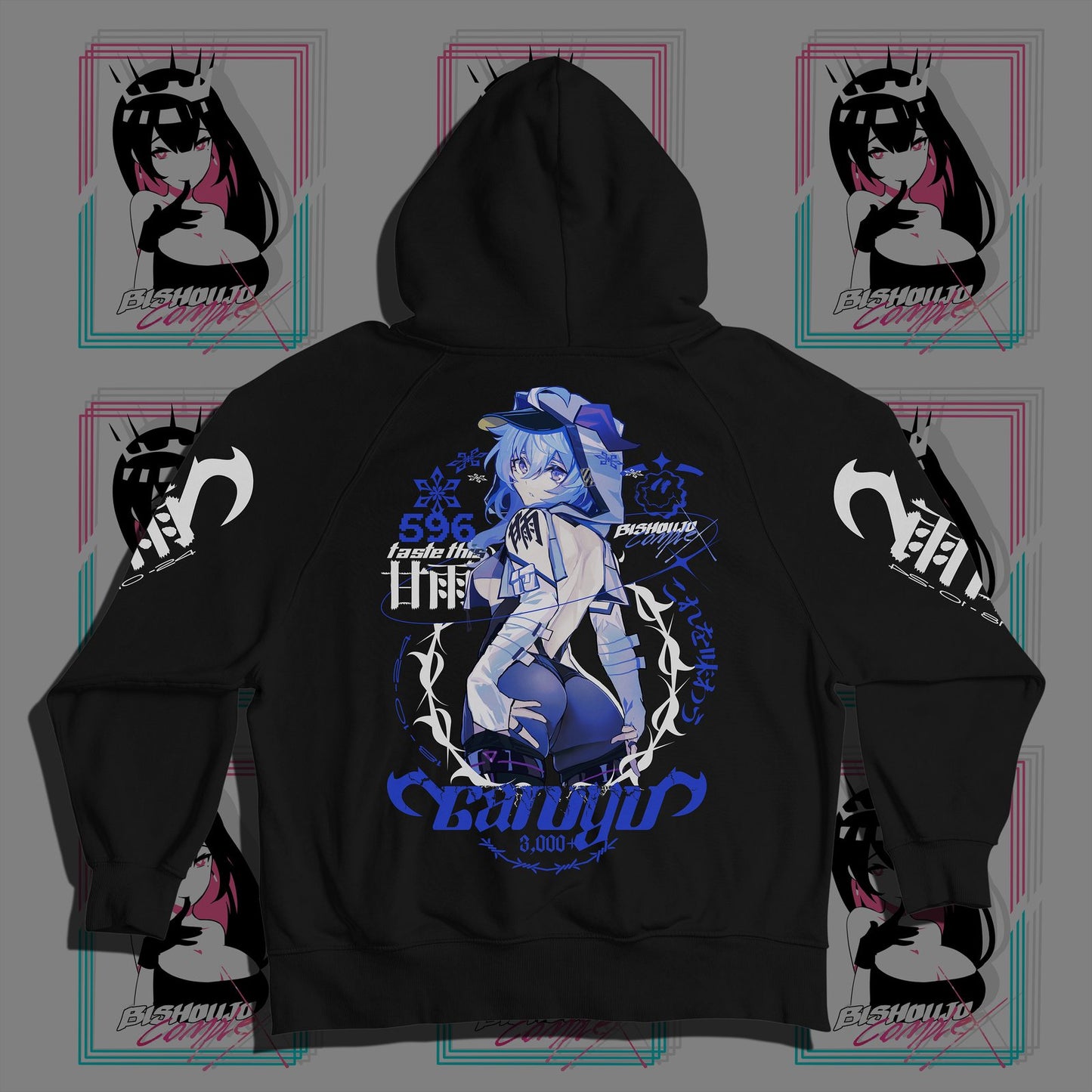 Streetwear Ganyu Heavy Hoodie